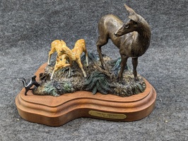 David Manuel "Double Trouble" Bronze Statue
