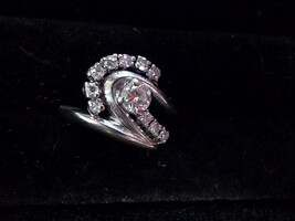  Beauitful White Gold 14k Multi Diamond Ring