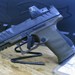 Walther PDP 9mm pistol, case, 2 mags Ameriglo Red dot -USED-