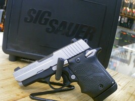 Sig Sauer P938 9mm Pistol w/3 Mags, Case and Holster -USED-