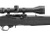 Ruger .22 LR 18.5 Black THREADED 10RD SCOPED